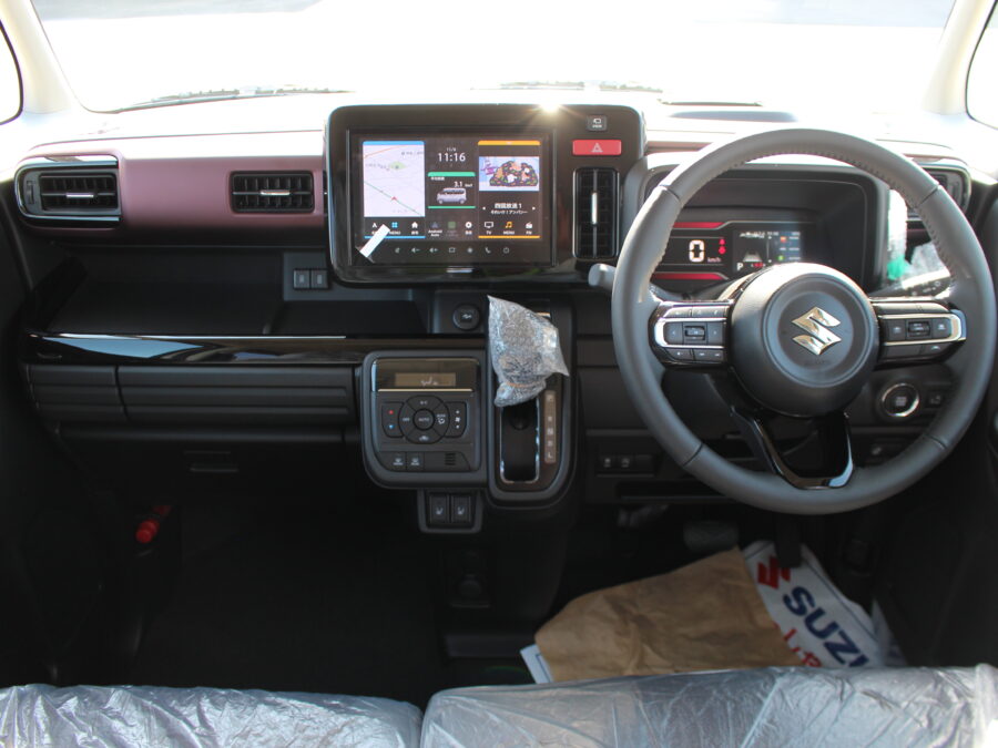 スペーシアカスタム　ハイブリッドXS　全方位ナビ付