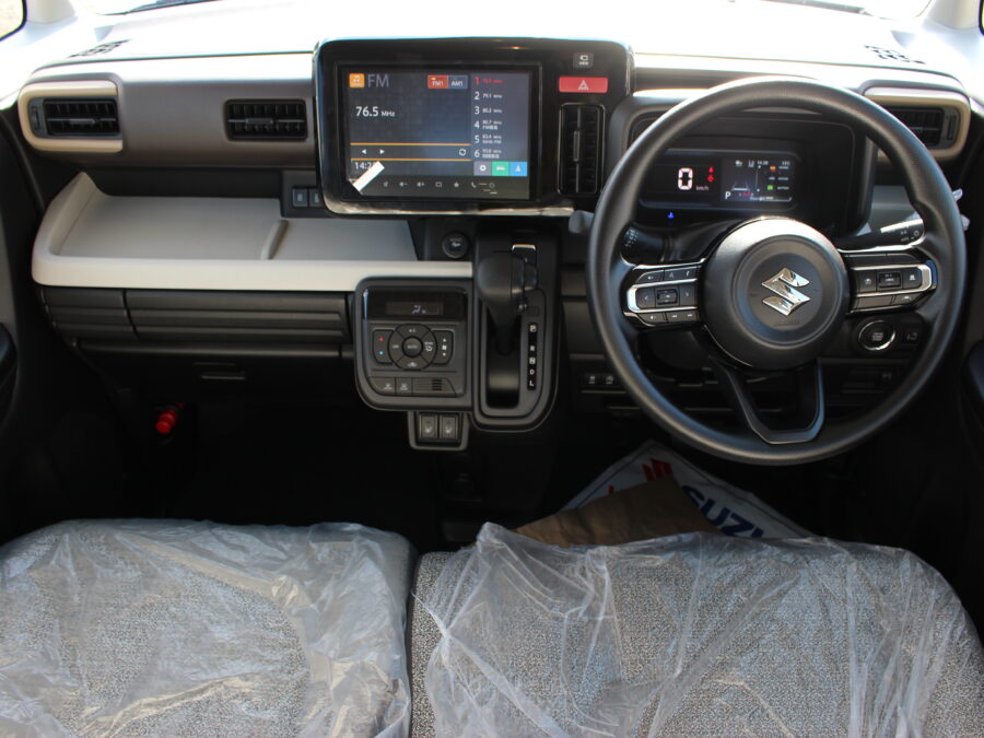 スペーシア　ハイブリッドX　全方位モニター付ナビ