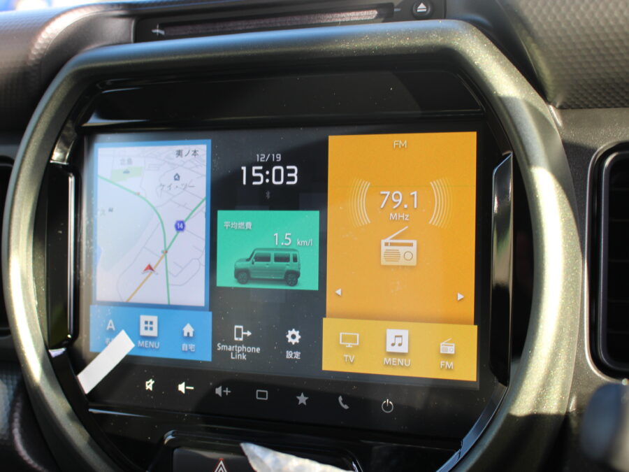 ハスラー　タフワイルド　全方位モニター付ナビ