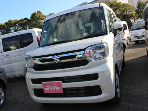 スペーシア　ハイブリッドX　全方位モニター付ナビ