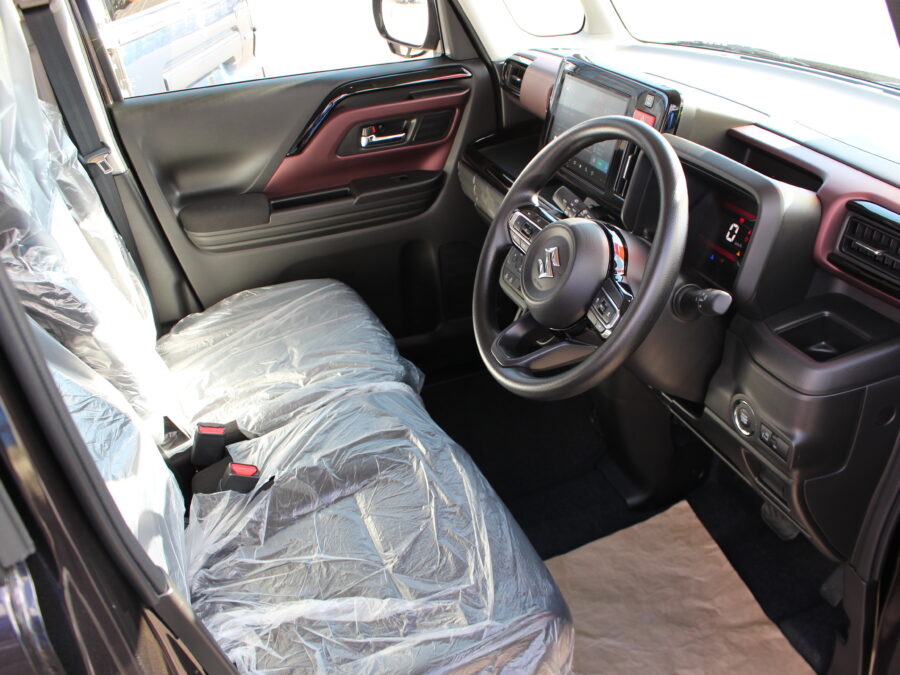 スペーシアカスタム　ハイブリッドGS　全方位ナビ付